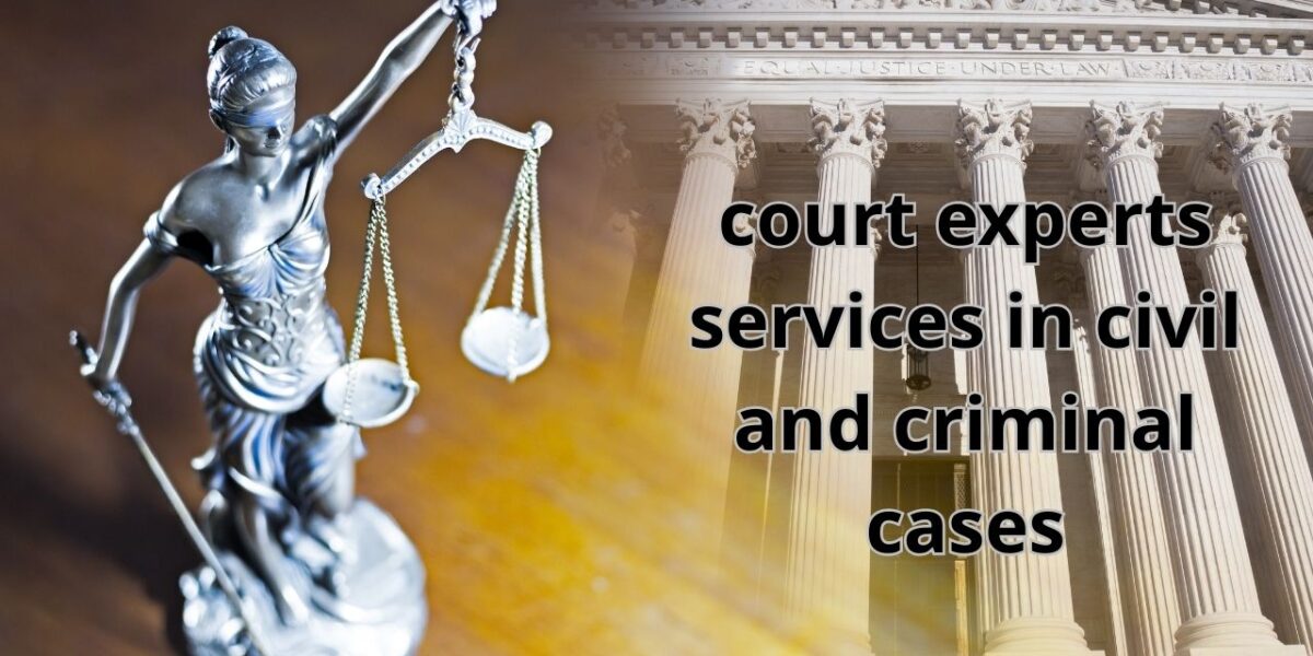 court experts services in civil and criminal cases